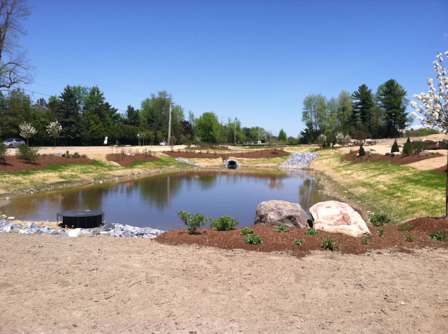 Run Off Water Retention Ponds Landshapes